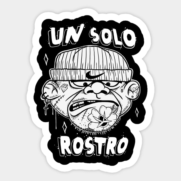 Un solo rostro Sticker by  Serios del caribe 